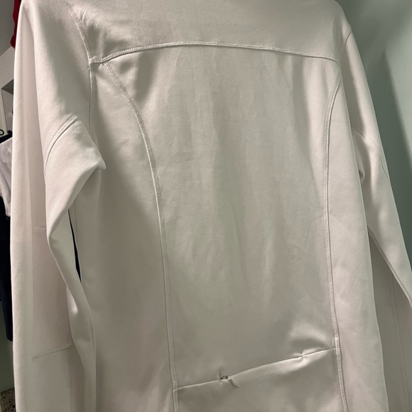 NWOT Miami Open White Tennis Athletic Woman’s Zipper Jacket with Pockets, Size S - Picture 6 of 8